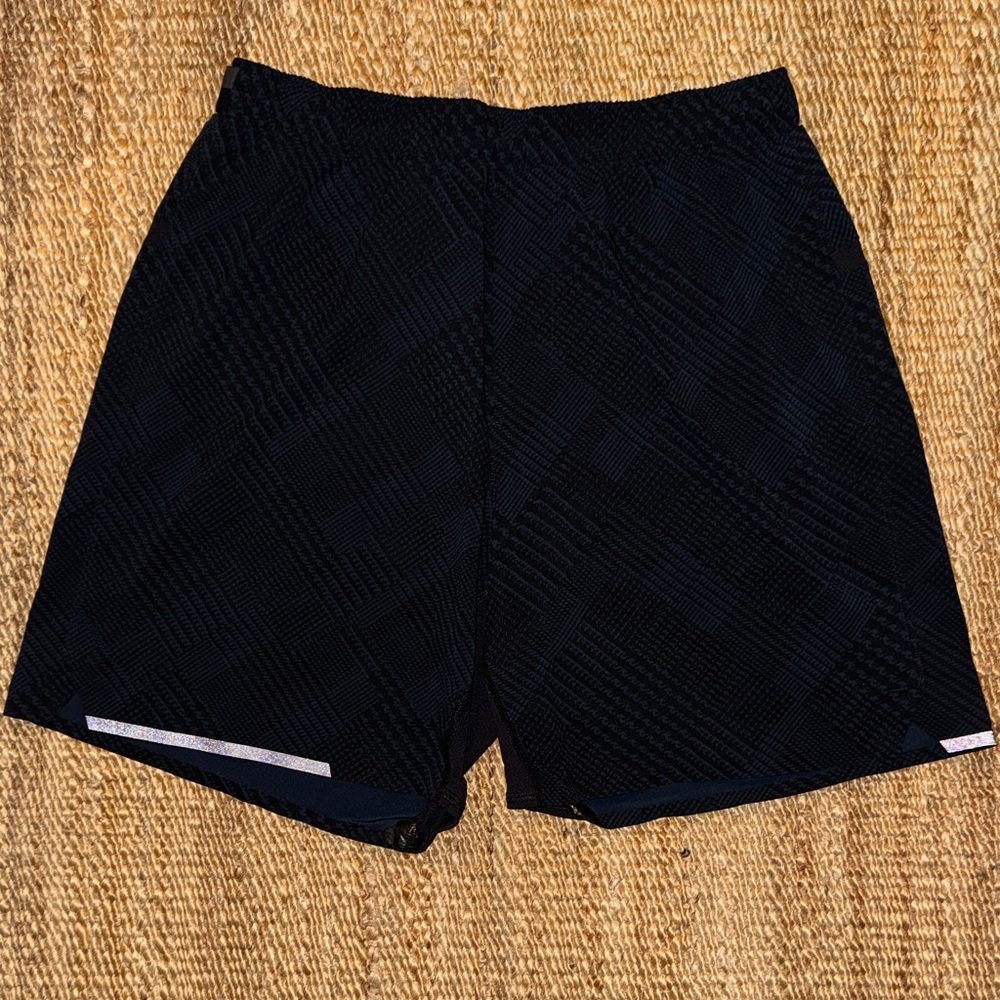 lululemon athletica Dark Patterned Athletic Shorts